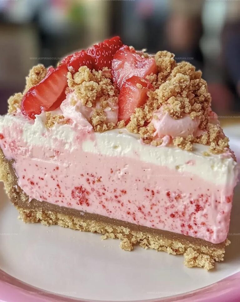 Very Strawberry Crunch Cheesecake Slice Recipe