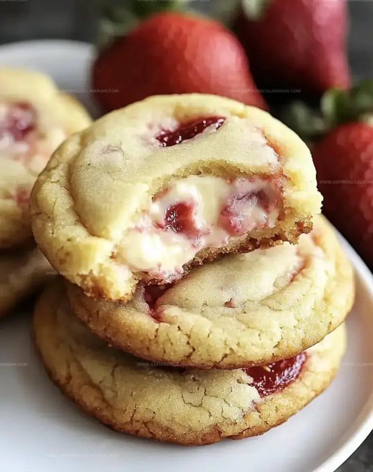 Strawberry Cheesecake Stuffed Cookies Recipe