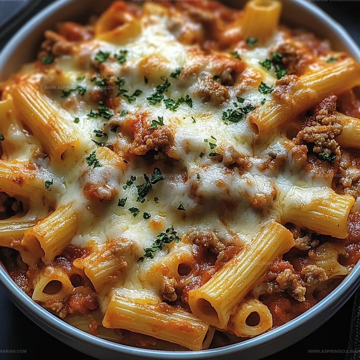 Ultimate Creamy Cheesy Baked Ziti Recipe