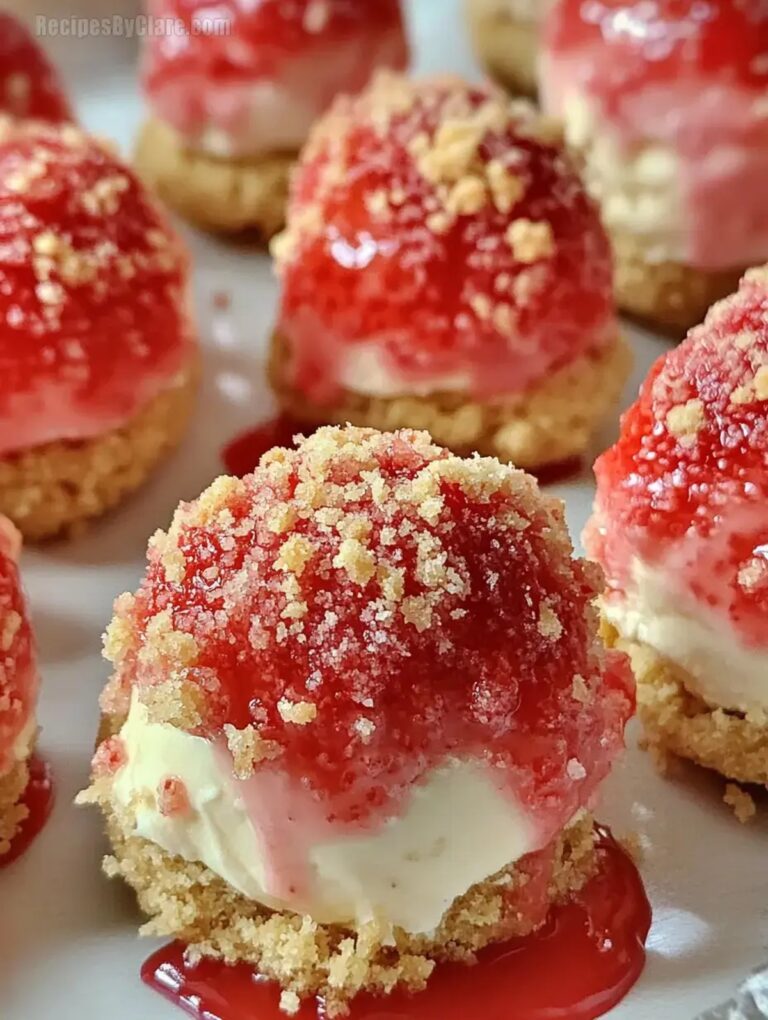 Strawberry Cheesecake Crunch Bites Recipe