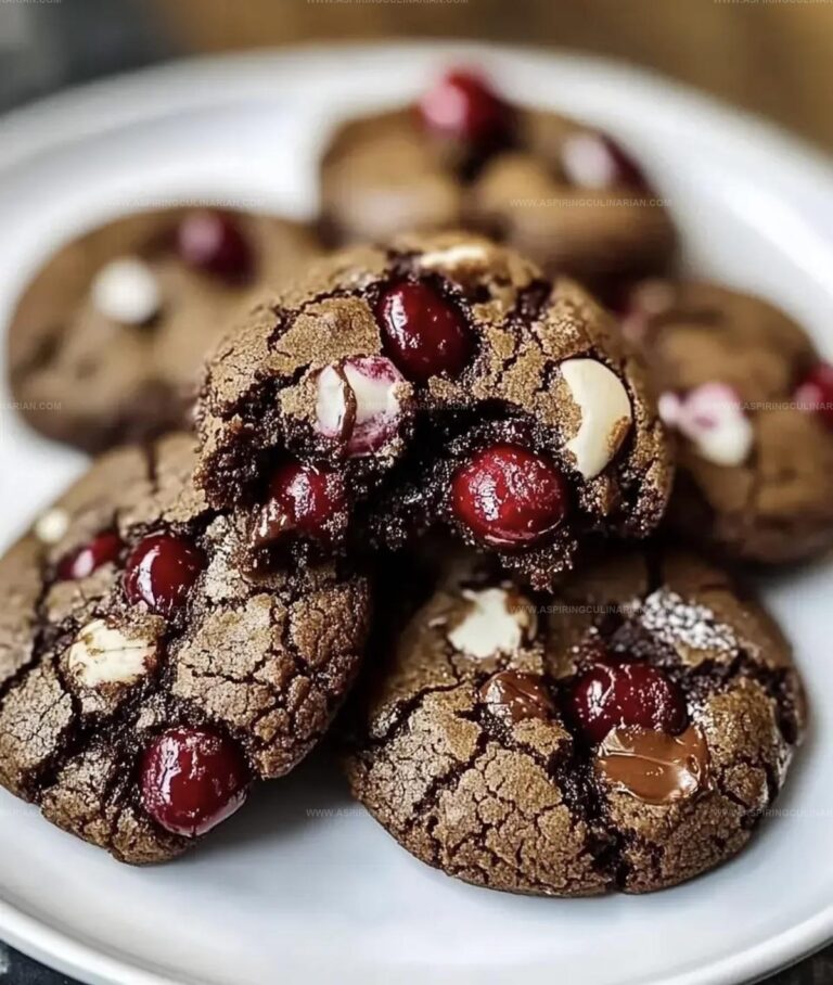Gooey Chocolate Cherry Cookies Recipe
