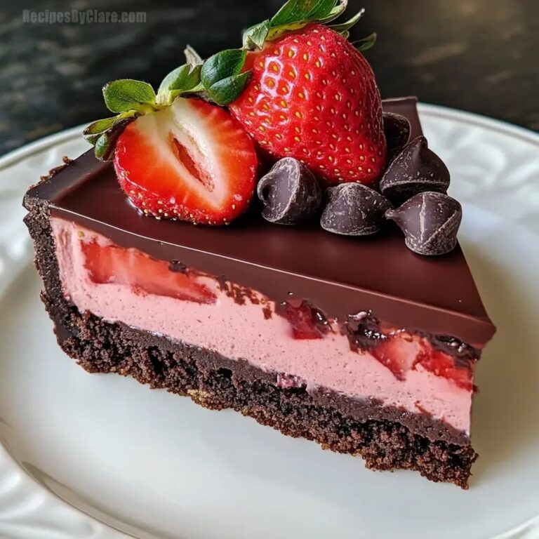 Chocolate Strawberry Cheesecake Recipe
