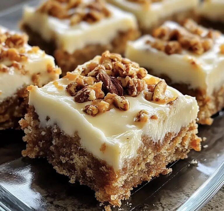Decadent Carrot Cake Bars Recipe