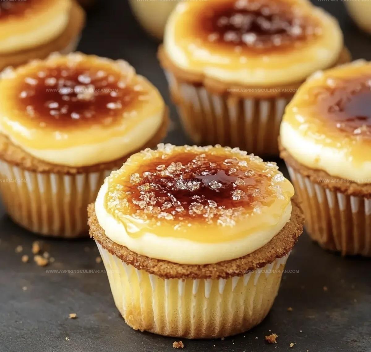 Creme Brulee Cheesecake Cupcakes Recipe