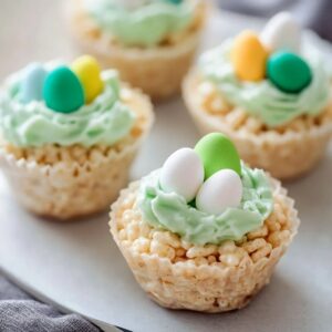 Easter Rice Krispie Nests Recipe