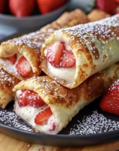 Strawberry Cheesecake Chimichanga Recipe