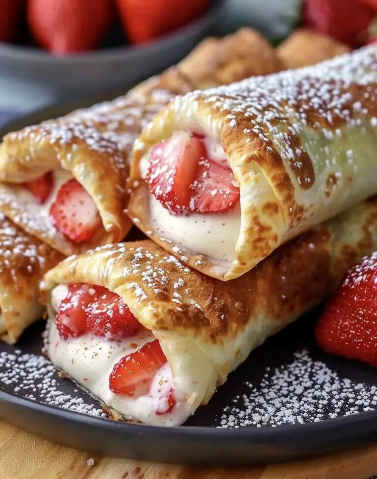 Strawberry Cheesecake Chimichanga Recipe