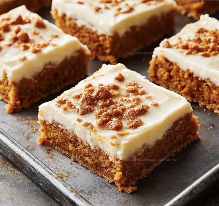 Pumpkin Bars With Cream Cheese Frosting Recipe