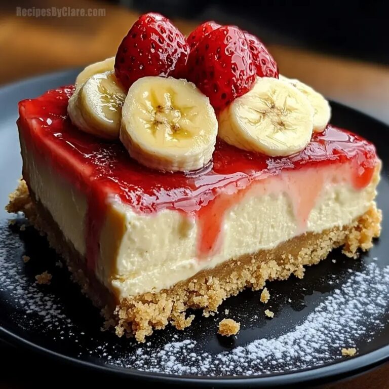Banana Pudding Strawberry Cheesecake Recipe