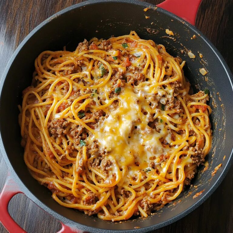 One Pot Taco Spaghetti Recipe