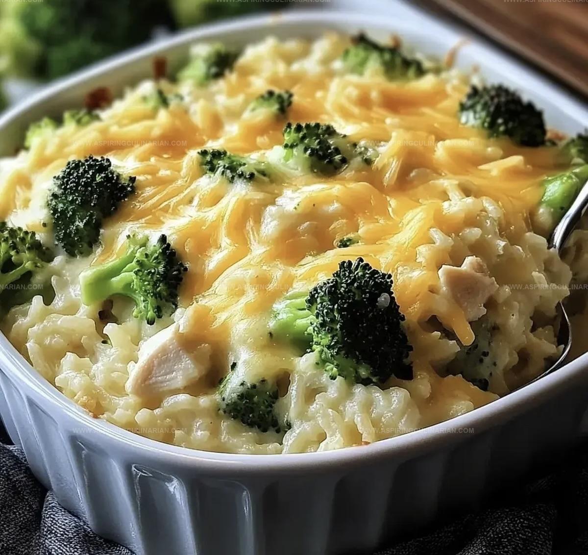 Broccoli Rice Cheese Chicken Casserole Recipe