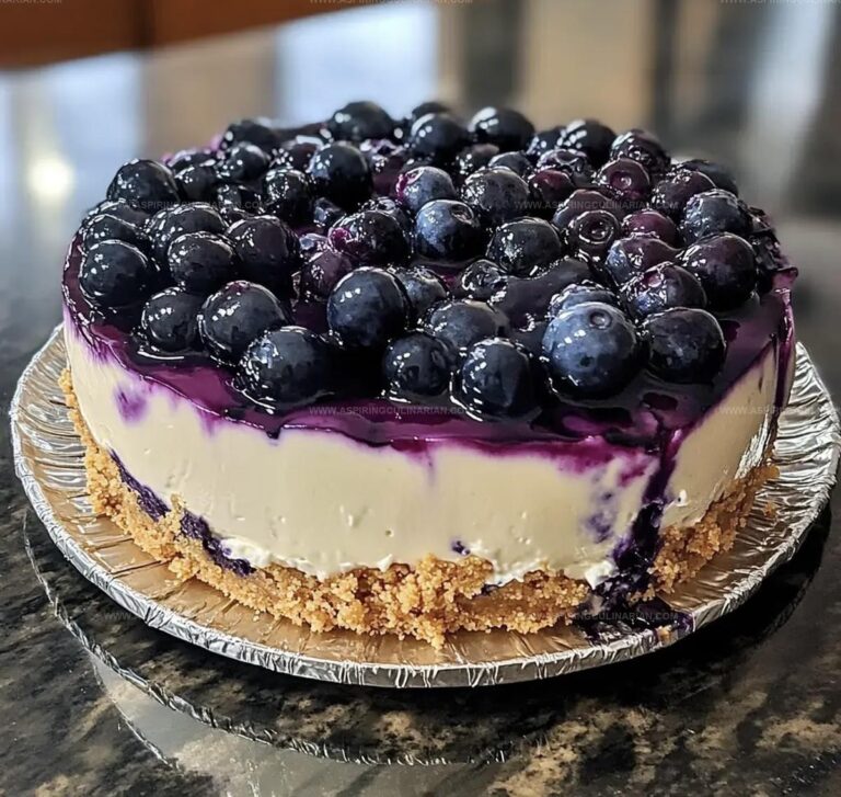 Easy Blueberry Cheesecake Recipe