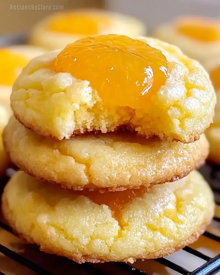 Soft Citrusy Orange Cookies Recipe