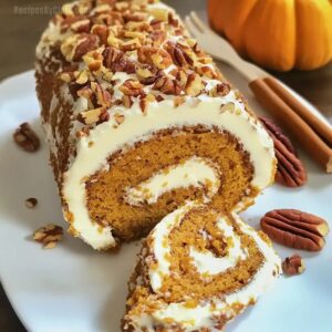 Pumpkin Roll With Cream Cheese Filling Recipe