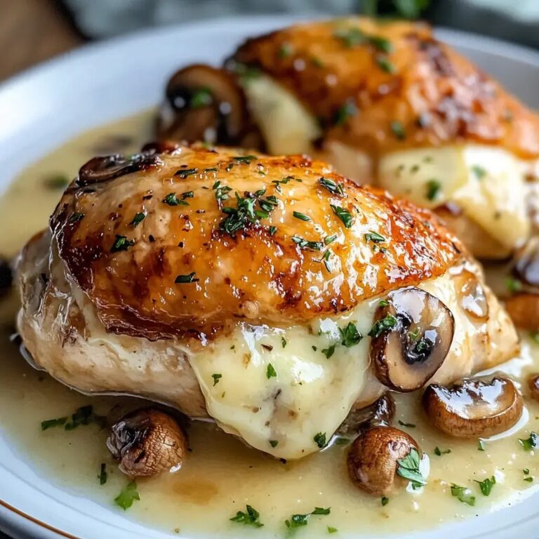 Stuffed Mushroom Chicken Recipe