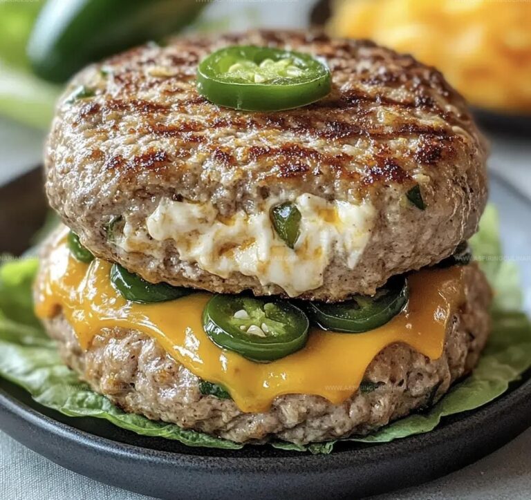 Jalapeno Popper Turkey Burgers Recipe