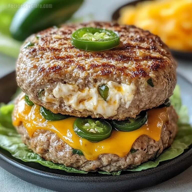 Jalapeno Popper Turkey Burgers Recipe