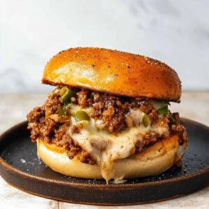 Philly Cheesesteak Sloppy Joes Recipe