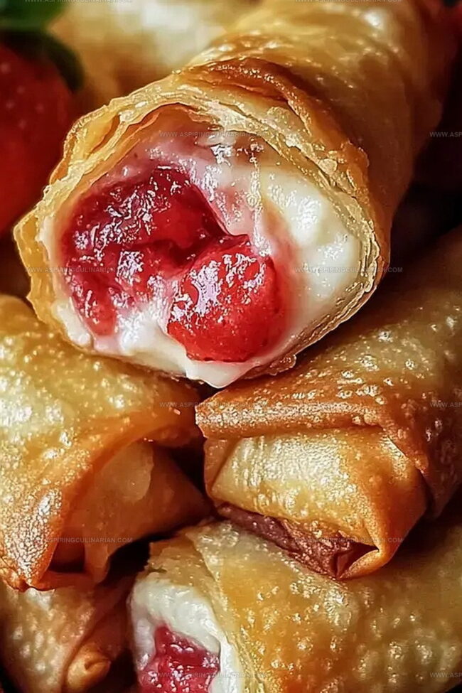 Strawberry Cheesecake Eggroll Bites Twists to Try