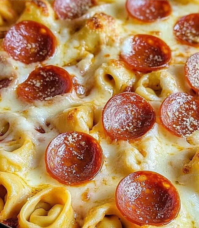 Cheese Tortellini Pepperoni Pizza Casserole Ways To Mix It Up