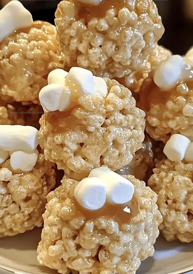 Marshmallow Rice Krispie Balls—The Fun Snack Everyone Loves