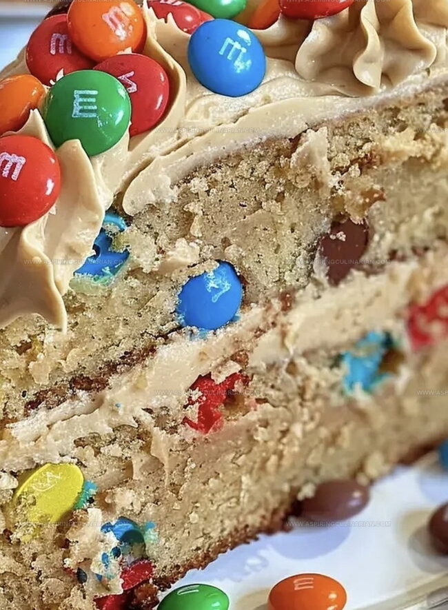 How to Bake a Peanut Butter Cake With M&M’s Frosting