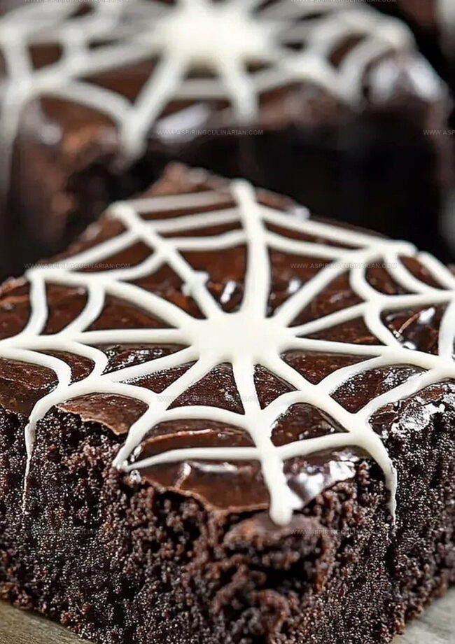 Spiderweb Brownies: Ghoulishly Good Treats