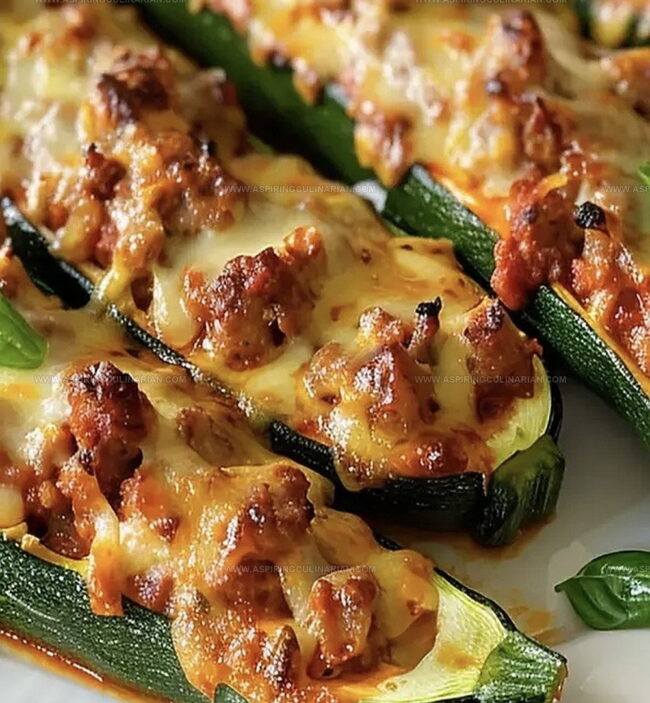 Cooking Stuffed Zucchini Boats