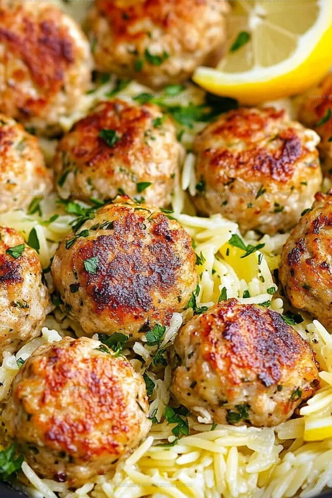 Tips for Juicy Chicken Meatballs and Perfect Orzo
