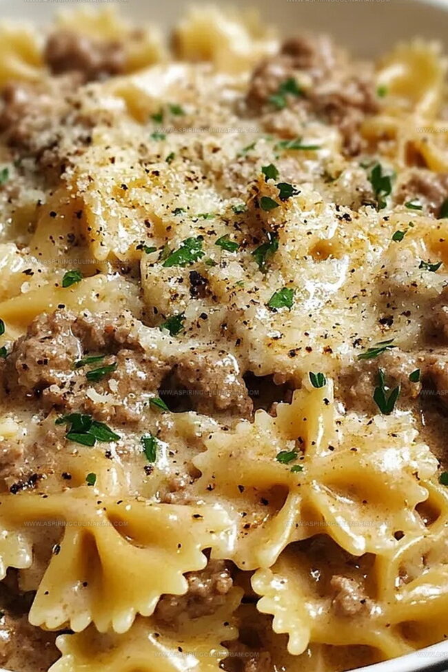 Tips for Beef Bowtie Pasta