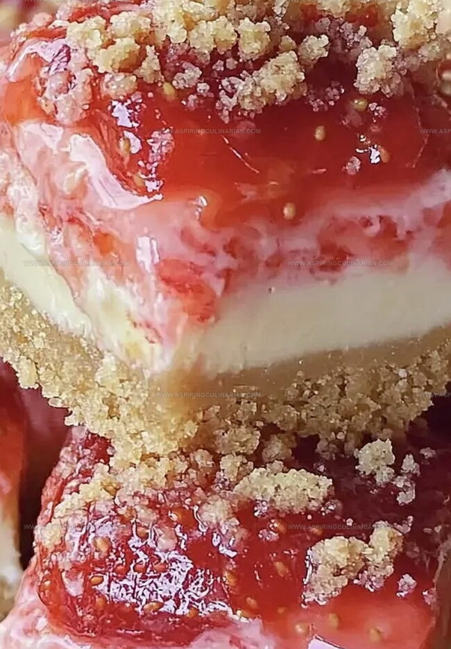 Instructions for Strawberry Crunch Cheesecake Bite Perfection