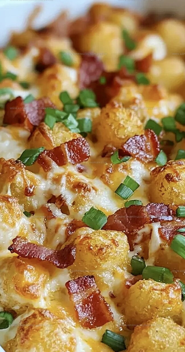 Chicken Bacon Ranch Tater Tot Casserole for Comfort