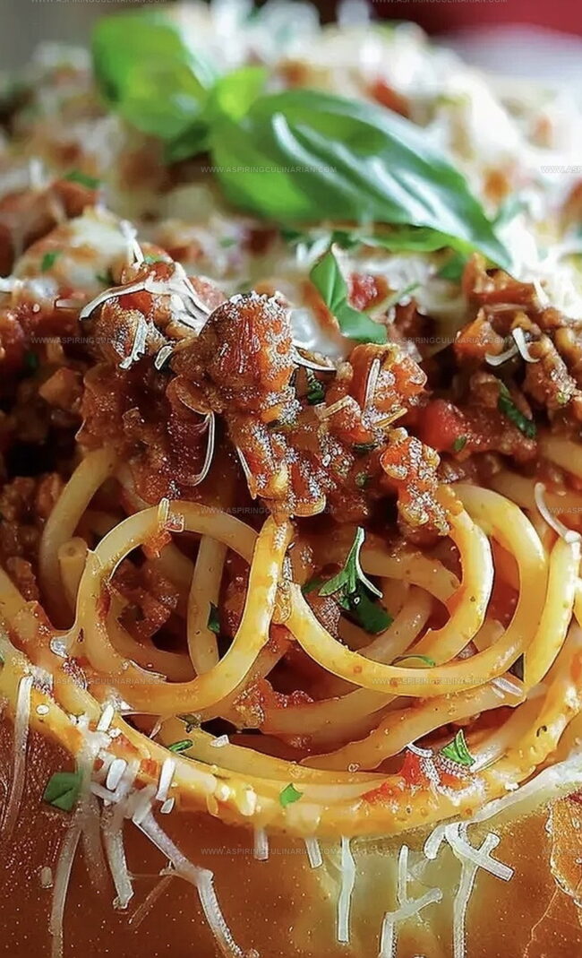 Step-by-Step for Perfect Bread Bowl Spaghetti