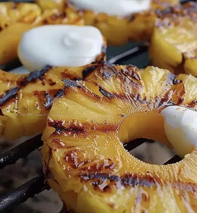 Grilling Instructions for Pineapple Slices