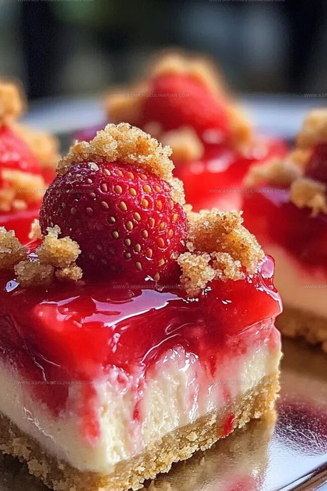 Tips for Strawberry Crunch Cheesecake Bites