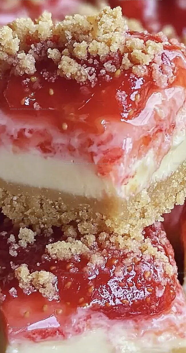 Strawberry Crunch Cheesecake Bites Dessert Qualities That Stand Out