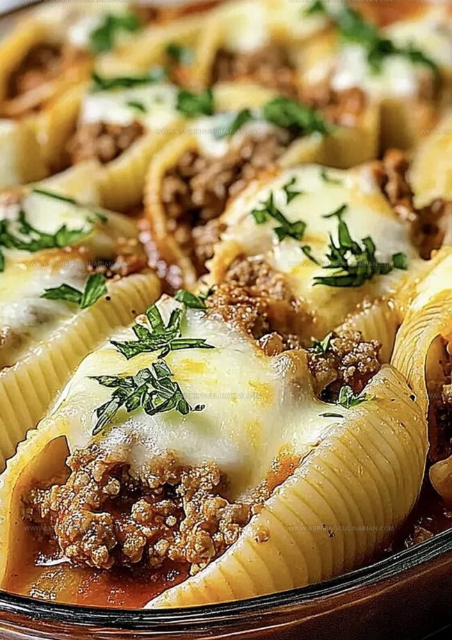 Creamy Ricotta Beef Stuffed Shells Pasta Standout Qualities
