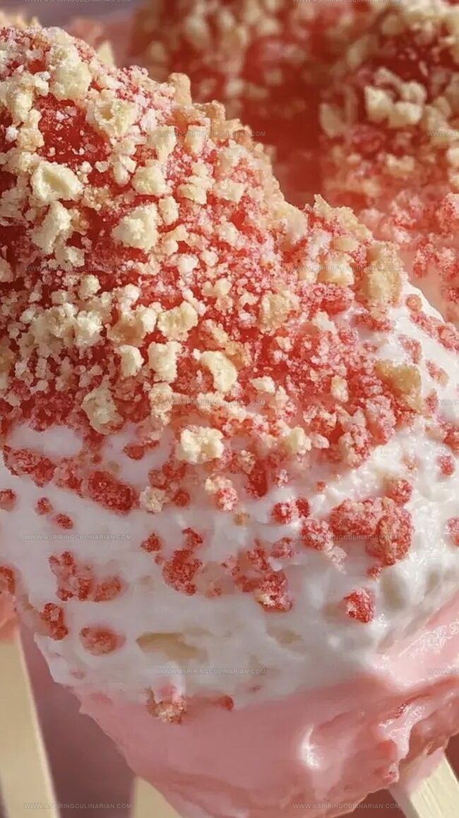 Strawberry Crunch Cheesecake Pops Crowd-Pleasing Aspects