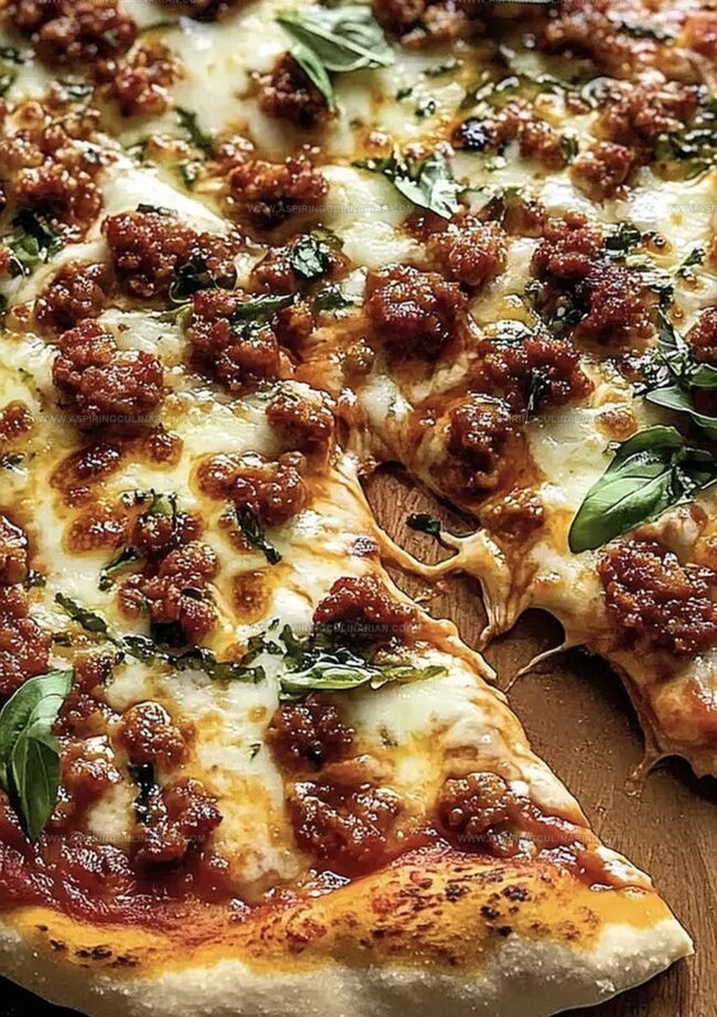 Spicy Chorizo & Fennel Pizza with Bold Flavors