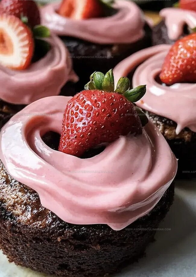 Chocolate Rolls With Strawberry Cream Cheese - A Decadent Treat
