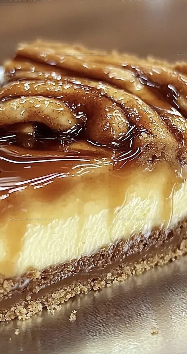 Honey Bun Cheesecake - Pure Comfort in Every Bite