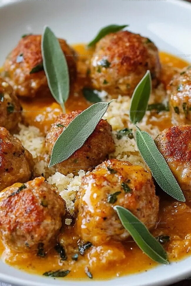Turkey Meatballs Pumpkin Sauce - Kitchen Tips