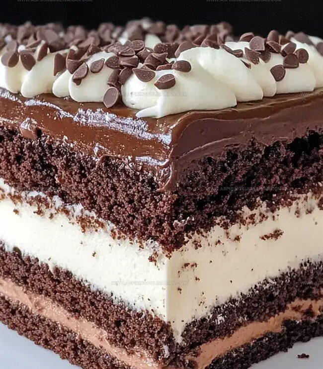Tuxedo Cake Tips for Dark & White Chocolate