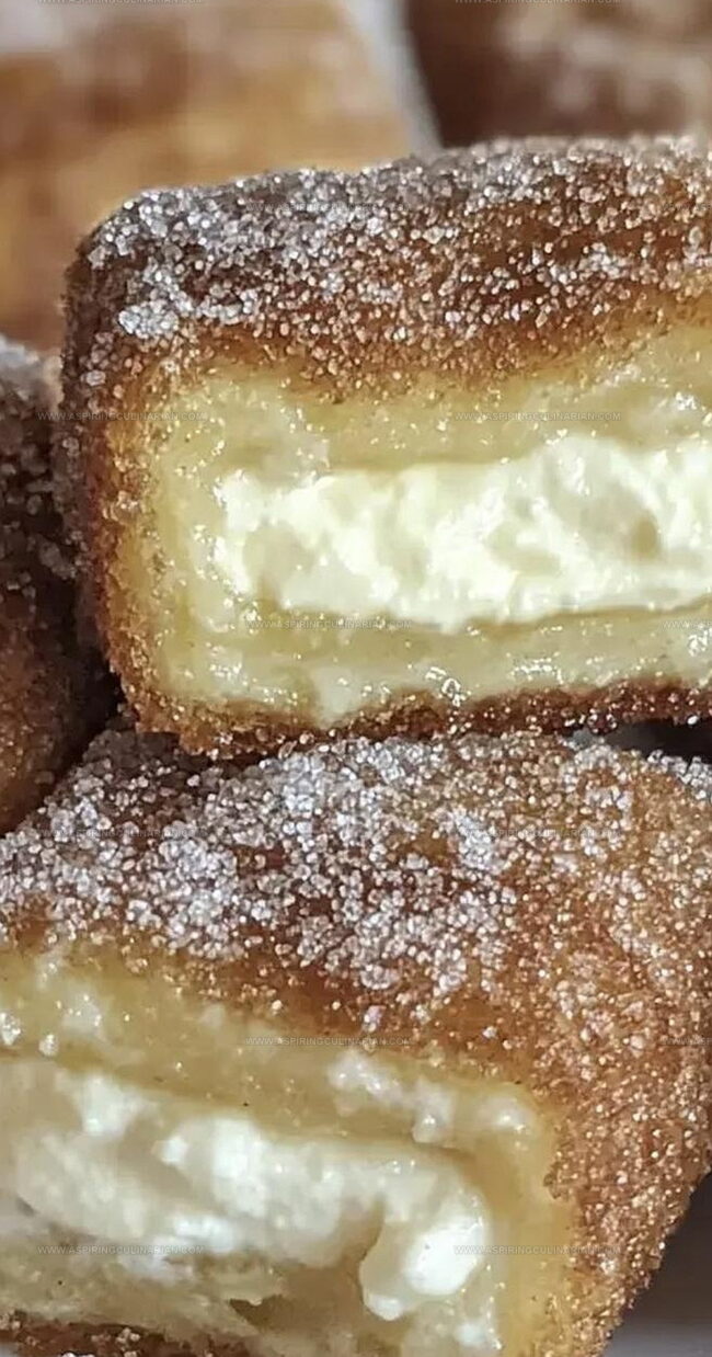 Churro Stuffed Cheesecake Bites Delicious Details for Dessert Fans