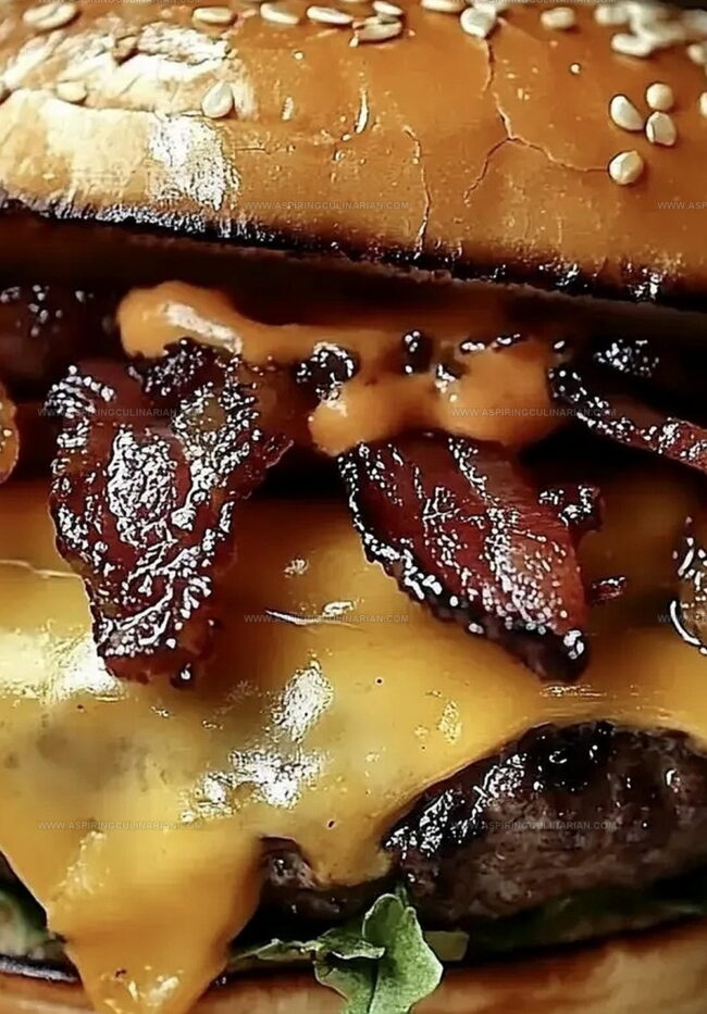 Instructions for Juicy Bacon Burger Patty Assembly