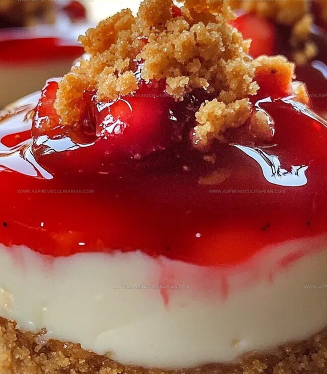 Mini Strawberry Crunch Cheesecake Bite Flavor Options