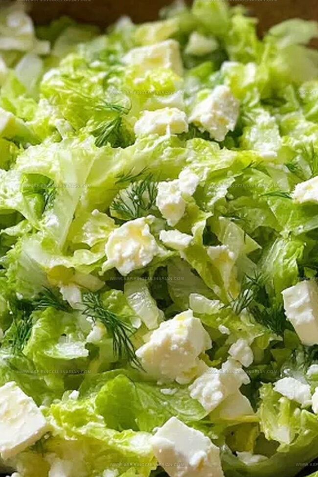 Tricks for the Best Greek Lettuce Salad
