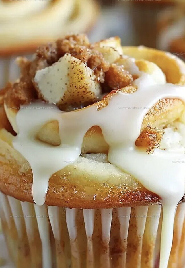 Baking Apple Cinnamon Roll Cupcakes