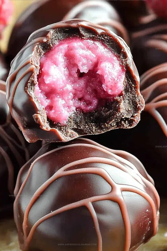 Fun Styles for Raspberry Cheesecake Truffles