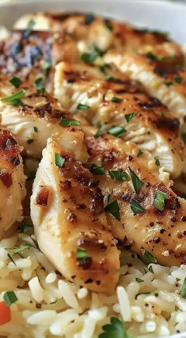 What Makes Chicken Scampi with Garlic Parmesan Rice So Tempting